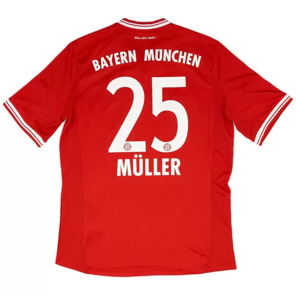 MÜLLER #25 Retro Bayern Munich Home Jersey 2013/14 - minejerseys