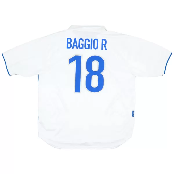 BAGGIO R #18 Retro Italy Away Jersey World Cup 1998 - minejerseys