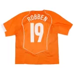 ROBBEN #19 Retro Netherlands Home Jersey EURO 2004 - minejerseys