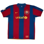 Ronaldinho #10 Retro Barcelona Home Jersey 50-Years Anniversary 2007/08 - minejerseys