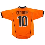 SEEDORF #10 Retro Netherlands Home Jersey World Cup 1998 - minejerseys