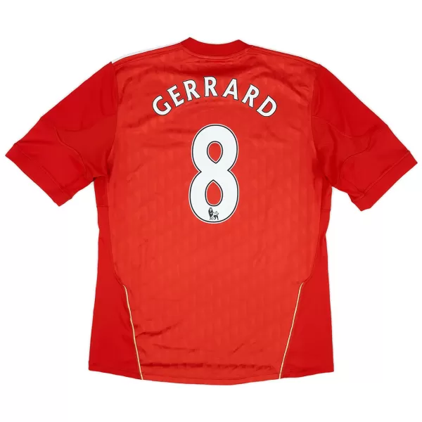 GERRARD #8 Retro Liverpool Home Jersey 2010/12 - minejerseys