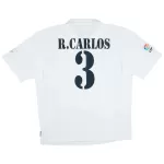 R.CARLOS #3 Retro Real Madrid Centenary Home Jersey 2002/03 - minejerseys