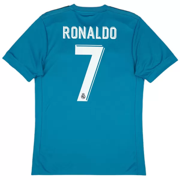 RONALDO #7 Retro Real Madrid Third Jersey 2017/18 - minejerseys