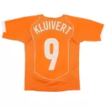 KLUIVERT #9 Retro Netherlands Home Jersey EURO 2004 - minejerseys