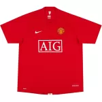 Retro Manchester United Home Jersey 2007/08 - minejerseys