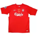 Gerrard #8 Retro Liverpool UCL Final Home Jersey 2005 - minejerseys