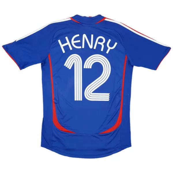 HENRY #12 Retro France Home Jersey World Cup 2006 - minejerseys