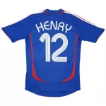 HENRY #12 Retro France Home Jersey World Cup 2006 - minejerseys