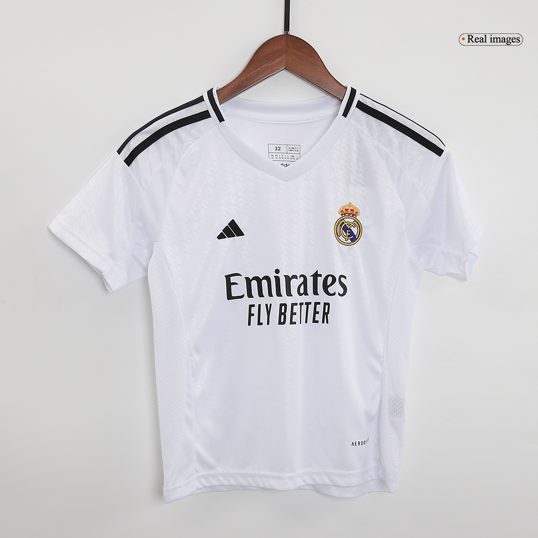 Discount Kids Real Madrid Home Kit 2024/25 - Image 3