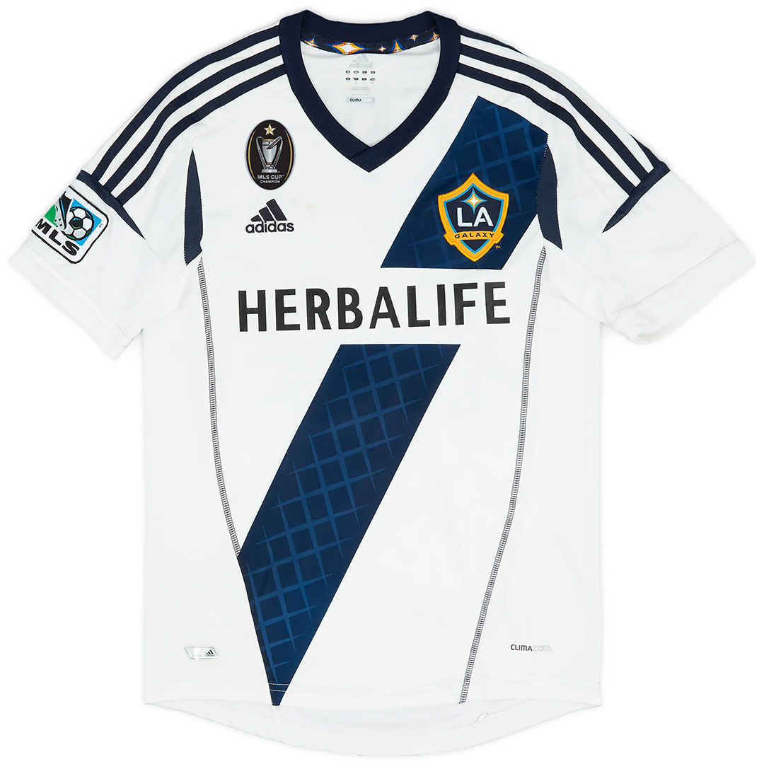 David Beckham x Retro LA Galaxy Home Jersey 2012 - Image 2