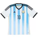 Messi #10 Retro Argentina Home Match Jersey World Cup 2014 - minejerseys