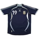 Messi #19 Retro Argentina Away Jersey World Cup 2006 - minejerseys