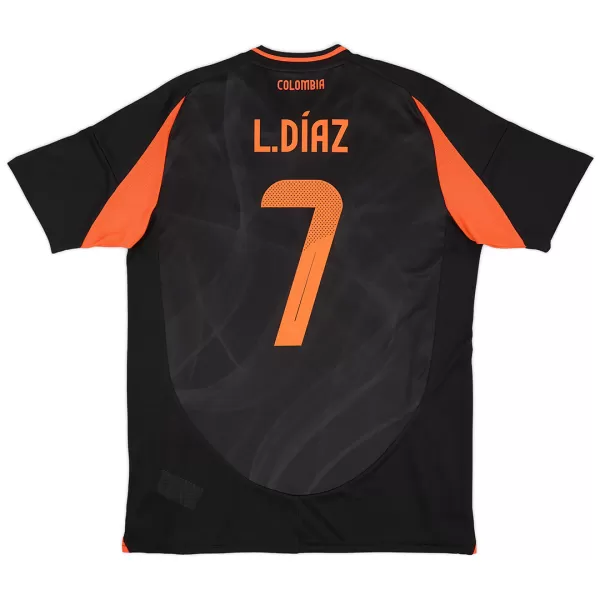 L.DÍAZ #7 Colombia Away Jersey Copa America - minejerseys
