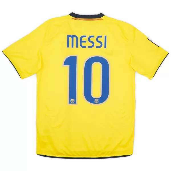 Messi #10 Retro Barcelona Away Jersey 2008/09 - minejerseys