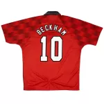 Beckham #10 Retro Manchester United Home Jersey 1996/98 - minejerseys