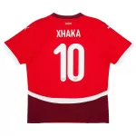Xhaka #10 Switzerland Home Jersey Euro - minejerseys
