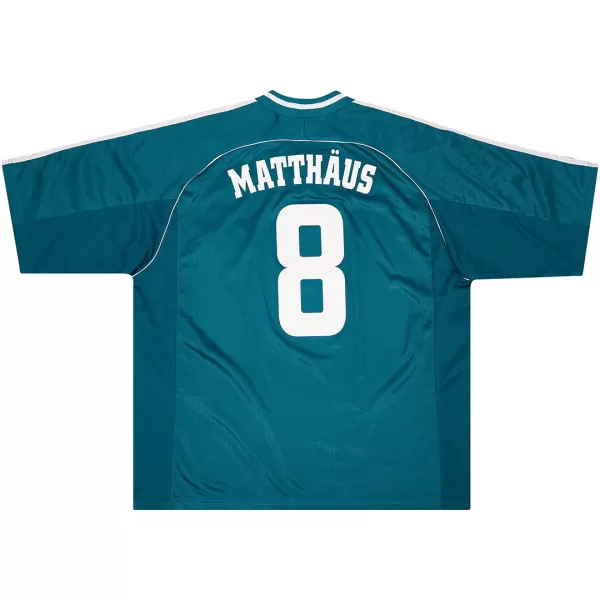 MATTHÄUS #8 Retro Germany Away Jersey World Cup 1998 - minejerseys
