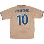 Ronaldinho #10 Retro Barcelona Away Jersey 2003/05 - minejerseys