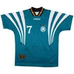 Möller #7 Retro Germany Away Jersey Euro Cup 1996 - minejerseys