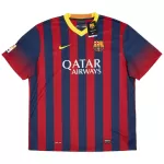 Messi #10 Retro Barcelona Home Jersey 2013/14 - minejerseys