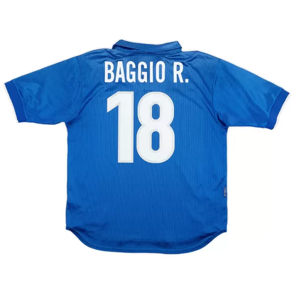 Baggio R. #18 Retro Italy Home Jersey World Cup 1998 - minejerseys