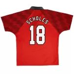 Scholes #18 Retro Manchester United Home Jersey 1996/98 - minejerseys