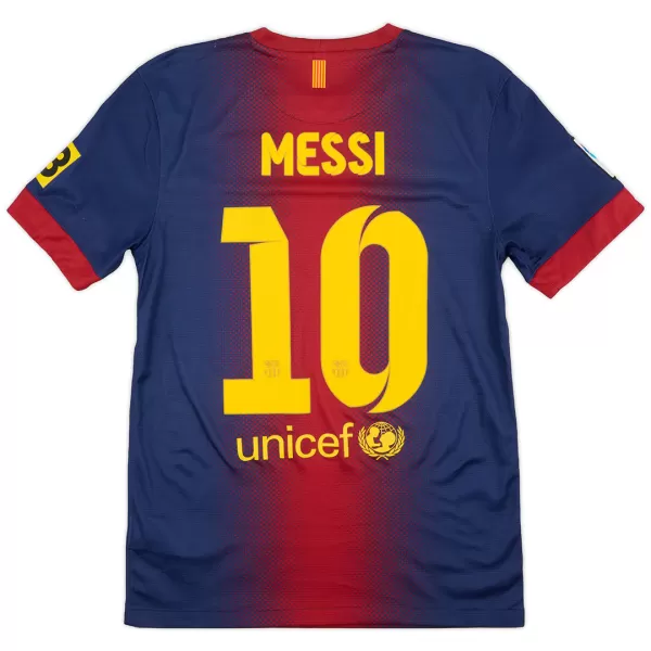 Messi #10 Retro Barcelona Home Jersey 2012/13 - minejerseys