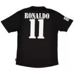Ronaldo #11 Retro Real Madrid Centenary Away Jersey 2002/03 - minejerseys