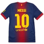 Messi #10 Retro Barcelona Home Jersey 2012/13 - minejerseys