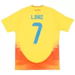 L.DÍAZ #7 Colombia Home Jersey Copa America - minejerseys