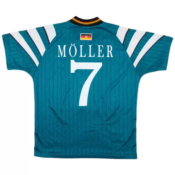 Möller #7 Retro Germany Away Jersey Euro Cup 1996 - minejerseys
