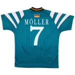 Möller #7 Retro Germany Away Jersey Euro Cup 1996 - minejerseys