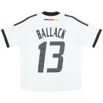 BALLACK #13 Retro Germany Home Jersey World Cup 2002 - minejerseys