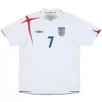 BECKHAM #7 Retro England Home Jersey World Cup 2006 - minejerseys