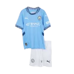 Kids Manchester City Home Jersey Kit - minejerseys