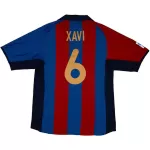 XAVI #6 Retro Barcelona Home Jersey 2001/02 - minejerseys