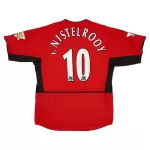 v.Nistelrooy #10 Retro Manchester United Home Jersey 2002/04 - minejerseys