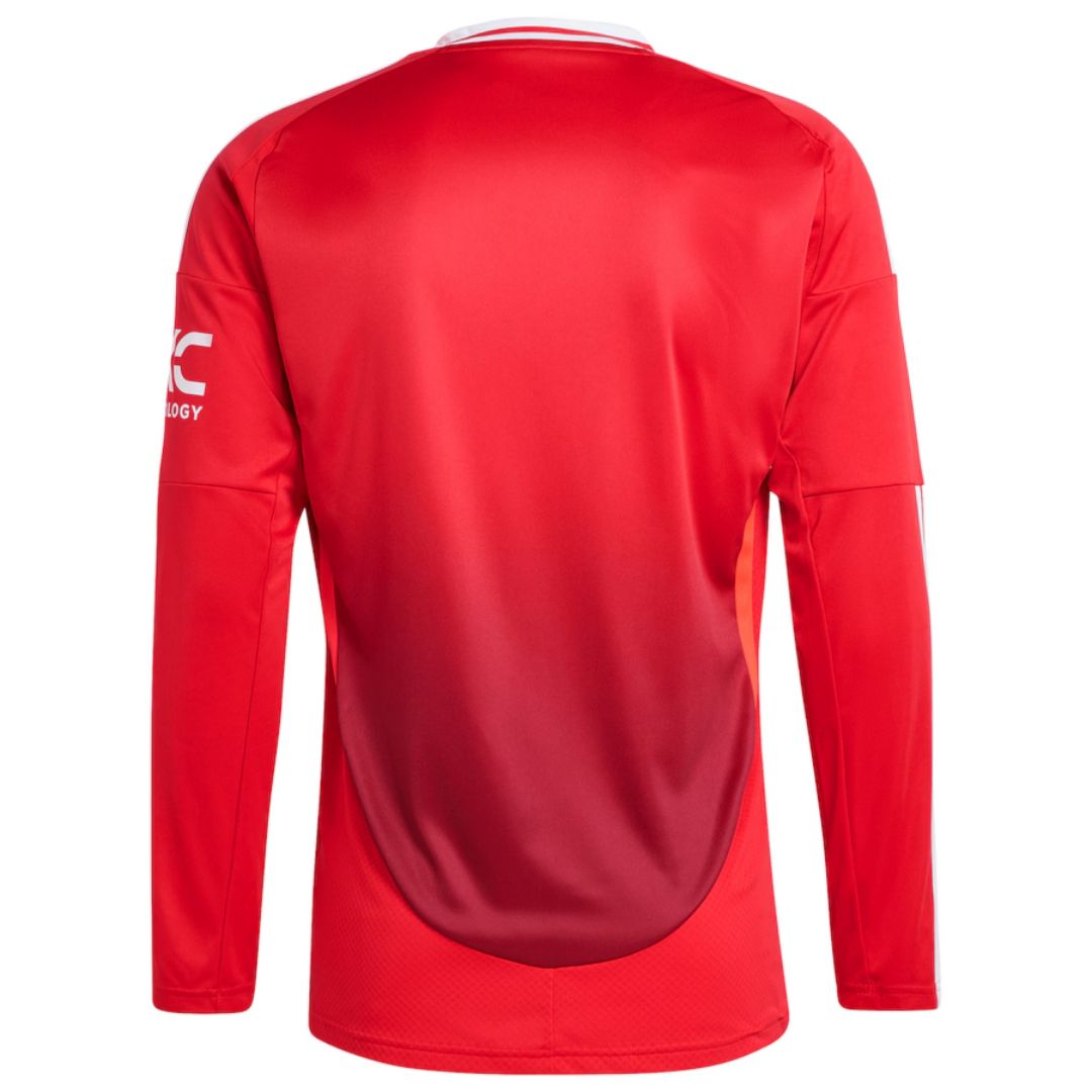 Manchester United Home Long Sleeve Jersey 2024/25 - Image 2