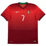 RONALDO #7 Retro Portugal Home Jersey World Cup 2014 - minejerseys