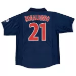 Ronaldinho #21 Retro PSG Home Jersey 2001/02 - minejerseys