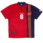 R. HIERRO #6 Retro Spain Home Jersey 1996 - minejerseys
