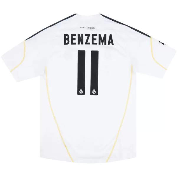 BENZEMA #11 Retro Real Madrid Home Jersey 2009/10 - minejerseys