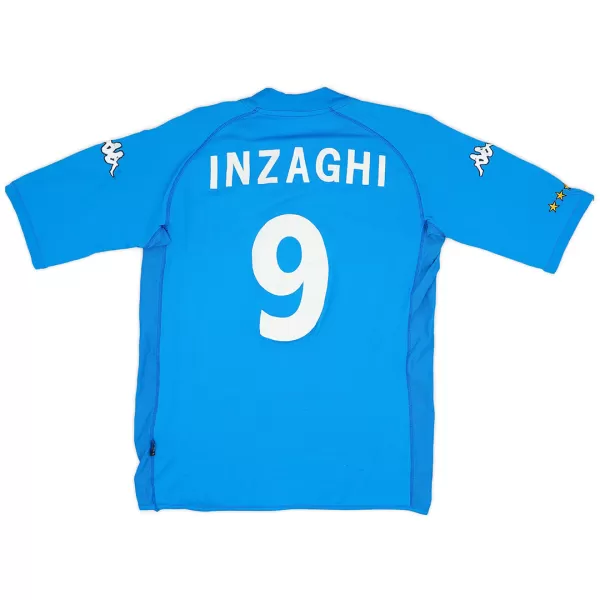INZAGHI #9 Retro Italy Home Jersey World Cup 2002 - minejerseys