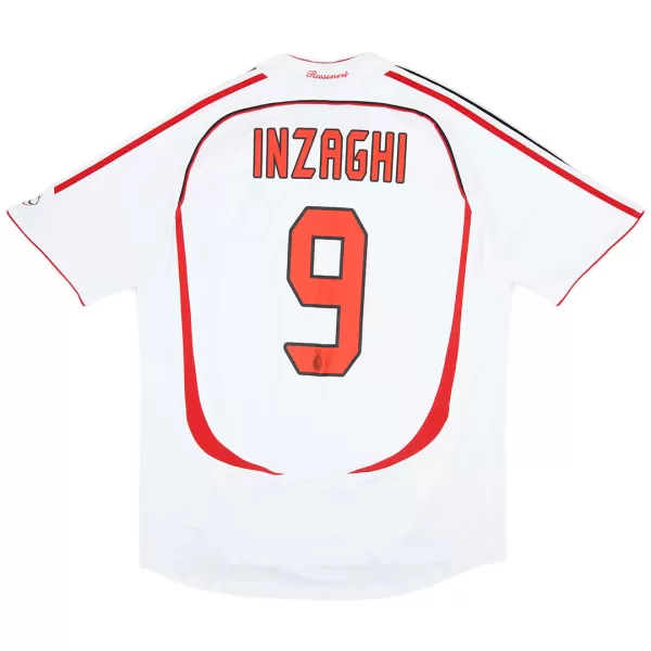 INZAGHI #9 Retro AC Milan UCL Final Away Jersey 2006/07 - minejerseys