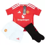 Kids Manchester United Home Full Kit(Jersey+Shorts+Socks) - minejerseys