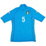CANNAVARO #5 Retro Italy Home Jersey World Cup 2002 - minejerseys