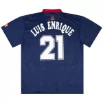 LUIS ENRIQUE #21 Retro Spain Away Jersey 1996 - minejerseys