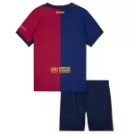Kids Barcelona Home Spotify Logo Without Text Jersey Kit - minejerseys
