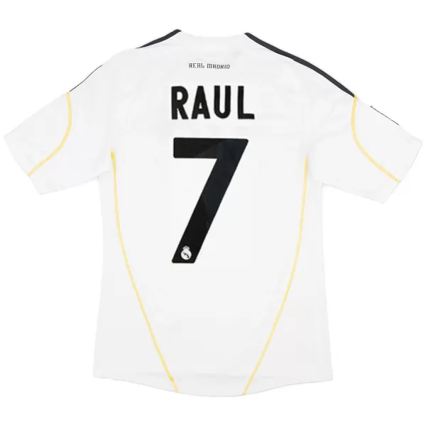 RAUL #7 Retro Real Madrid Home Jersey 2009/10 - minejerseys